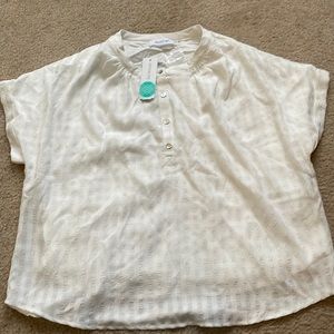 Short sleeve white blouse, Stitch Fix